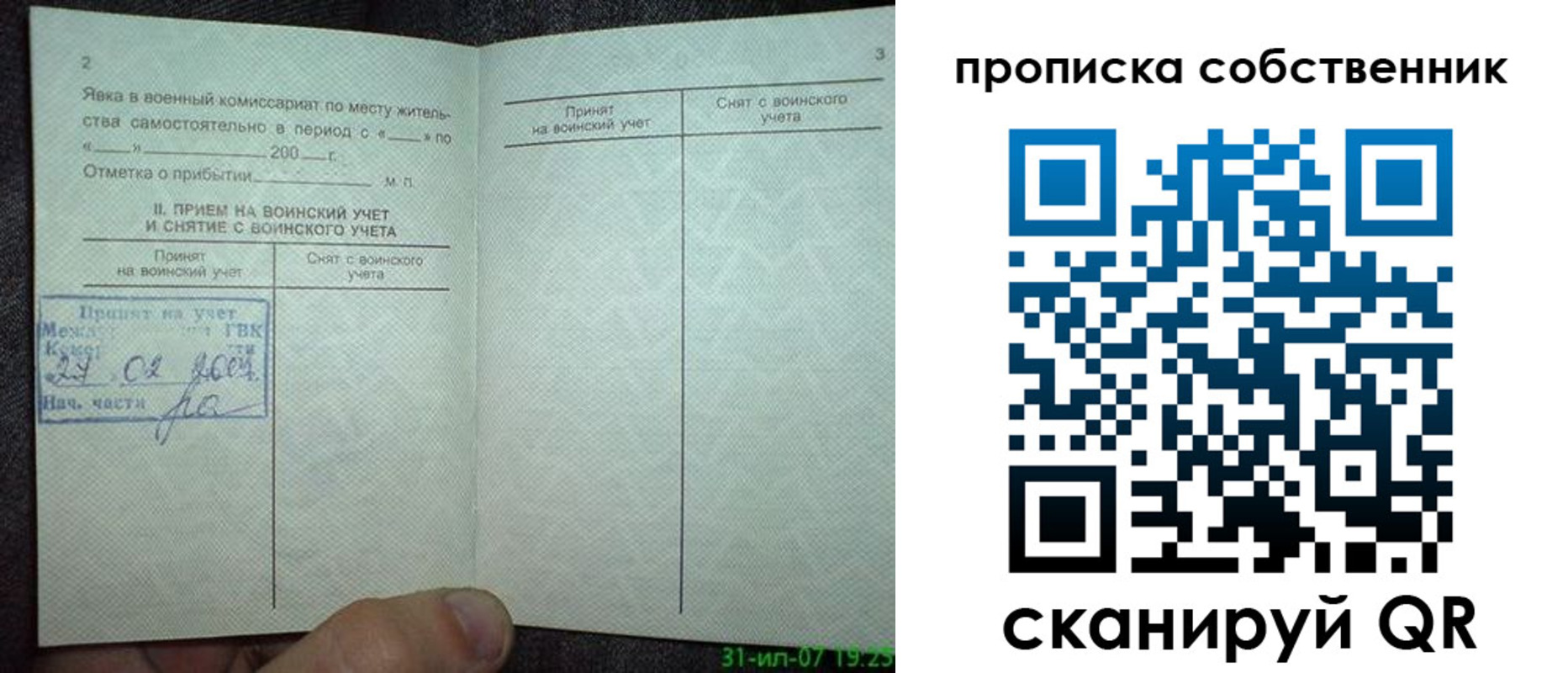 временная регистрация 2025 в Камешково